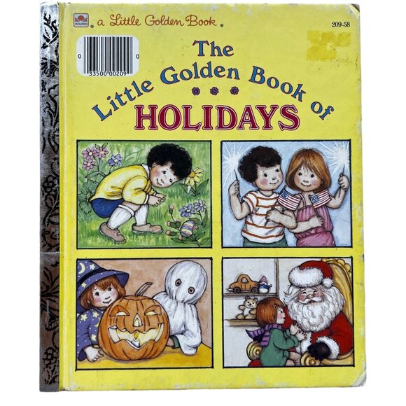 Lot of 3 Christmas Child’s Little Golden Books Rudolph 1976 Holidays, Tree 1985 - Picture 3 of 12